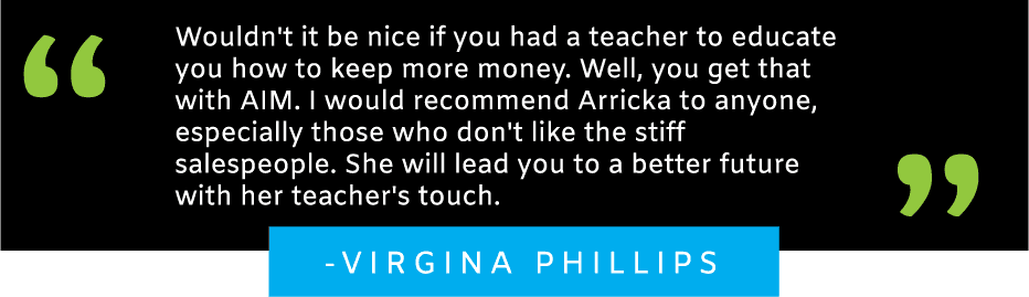 AIM Financial LLC Testimonial