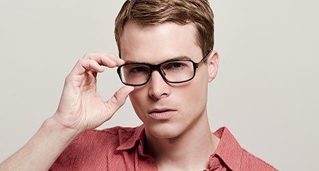 a man with spectacles
