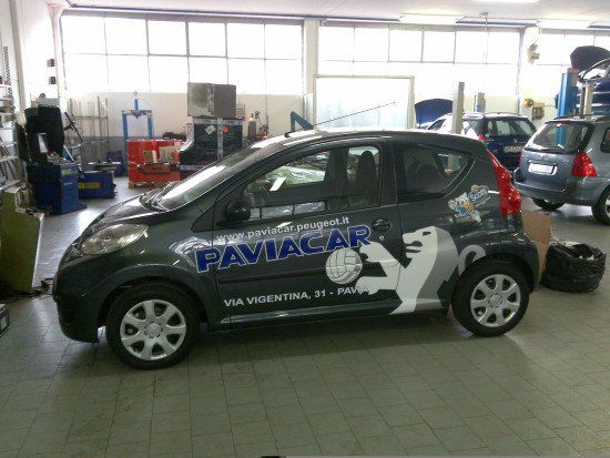 decorazione automezzi  pubblicità  pavia