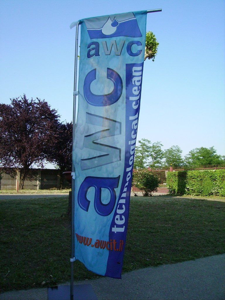 bandiere e banner pubblicità pavia