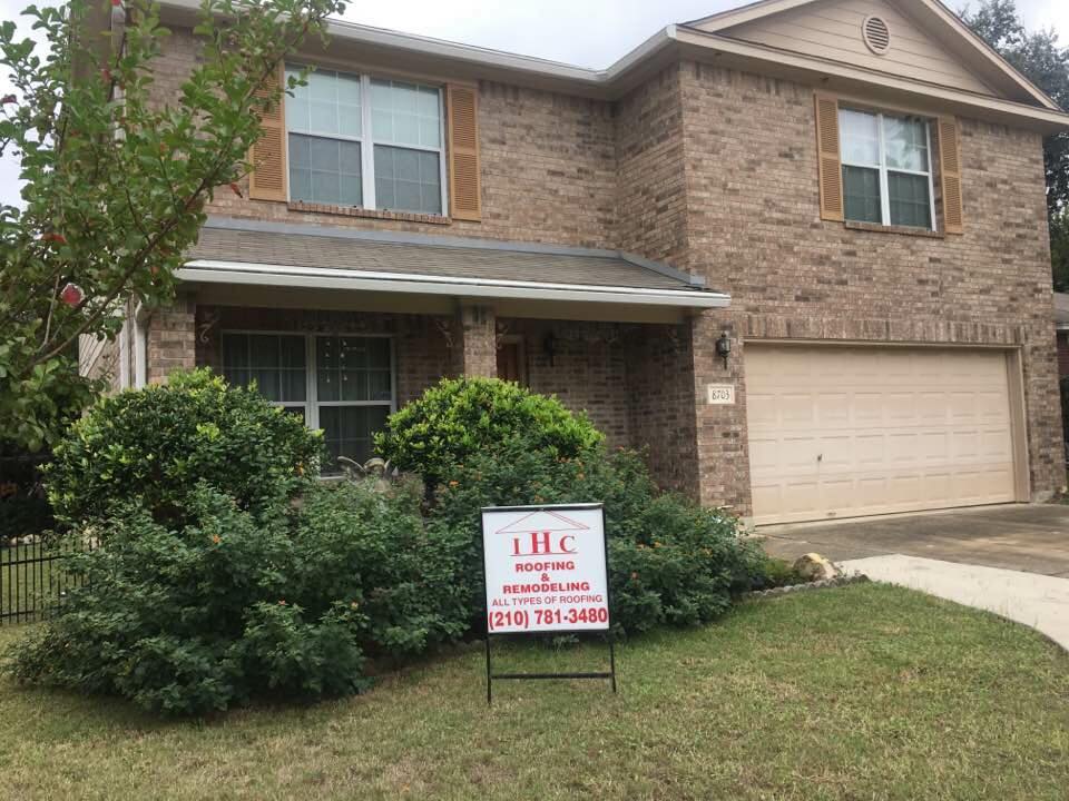 Cleaning House Gutter — San Antonio, TX — IHC Roofing