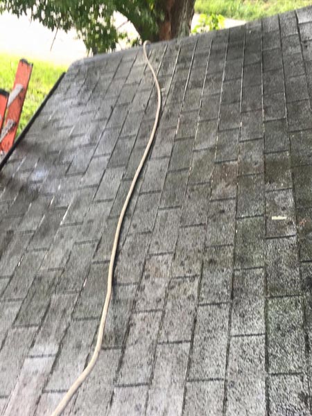 Clean gutter — Power Washing Services in New Galilee, PA