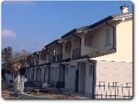prospettiva di villette a schiera