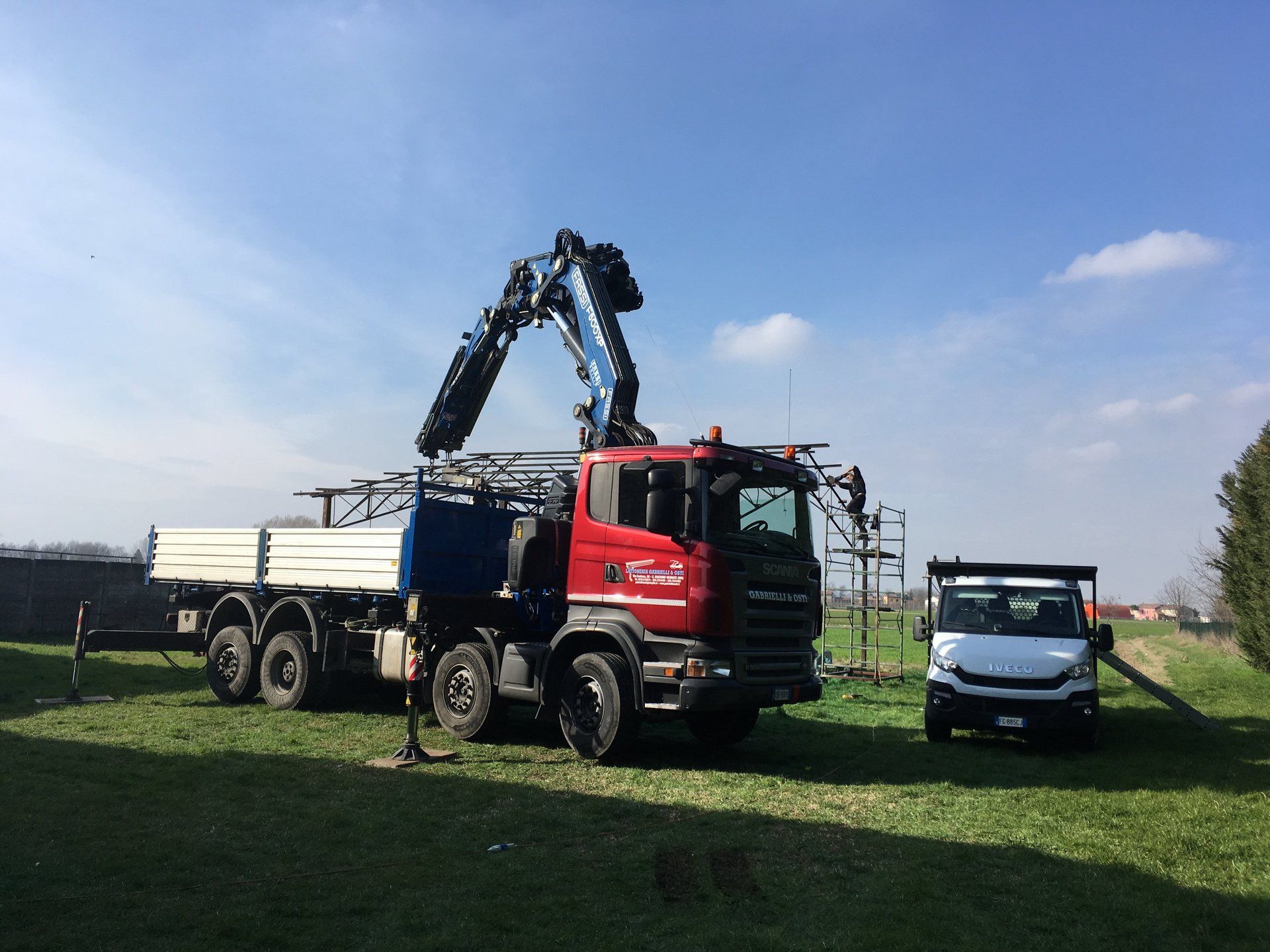 demolizione struttura in ferro