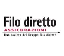 Logo of Filo diretto Assicurazioni, Italian insurance company. Text is black and red.