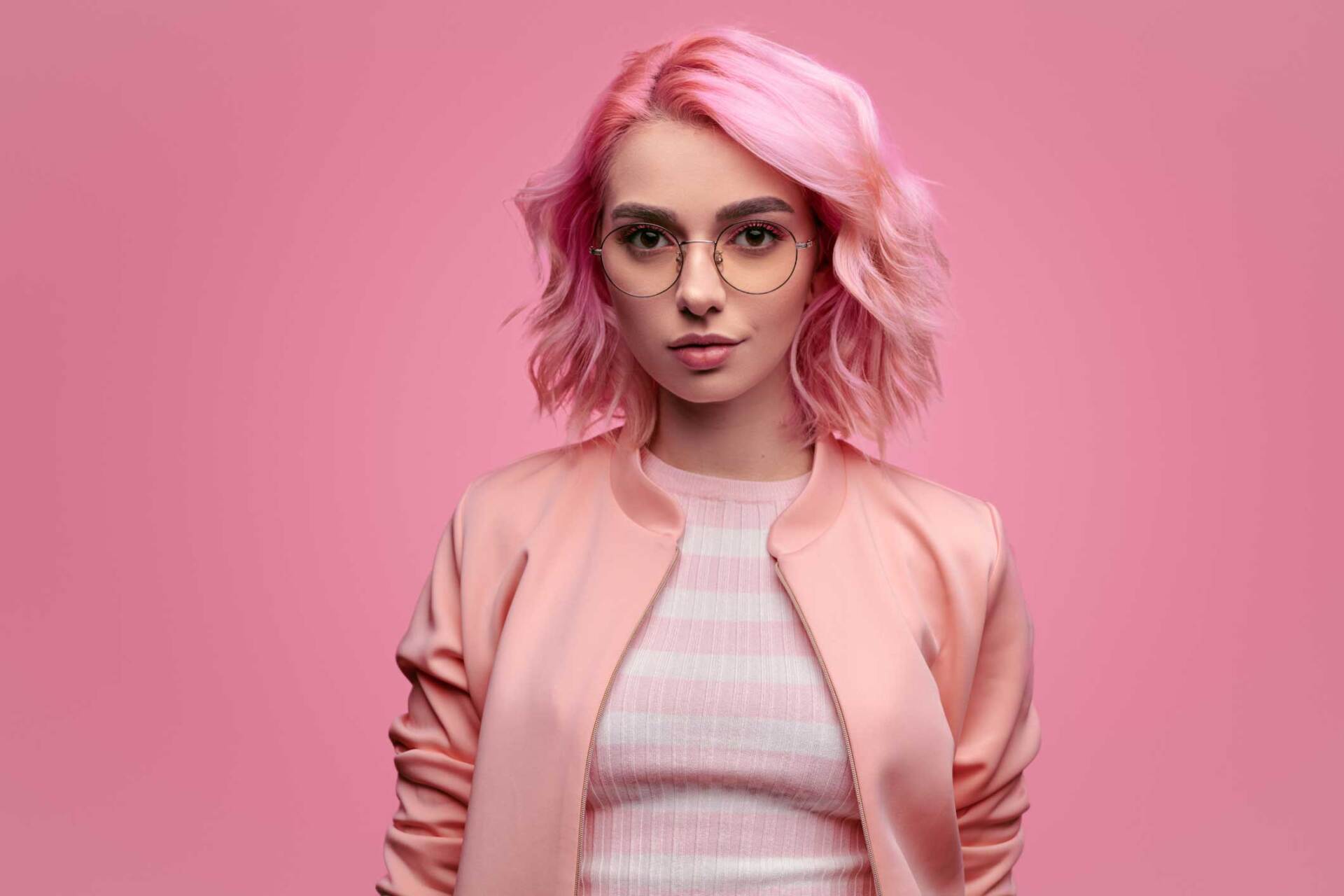 Girl With Pink Colored Hair — Hendersonville, NC — Hendersonville Opticians