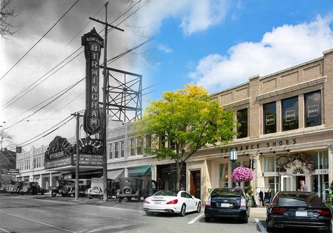 old- new city photo