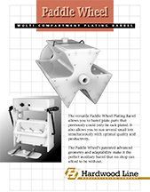 PaddleWheel Plating Barrel