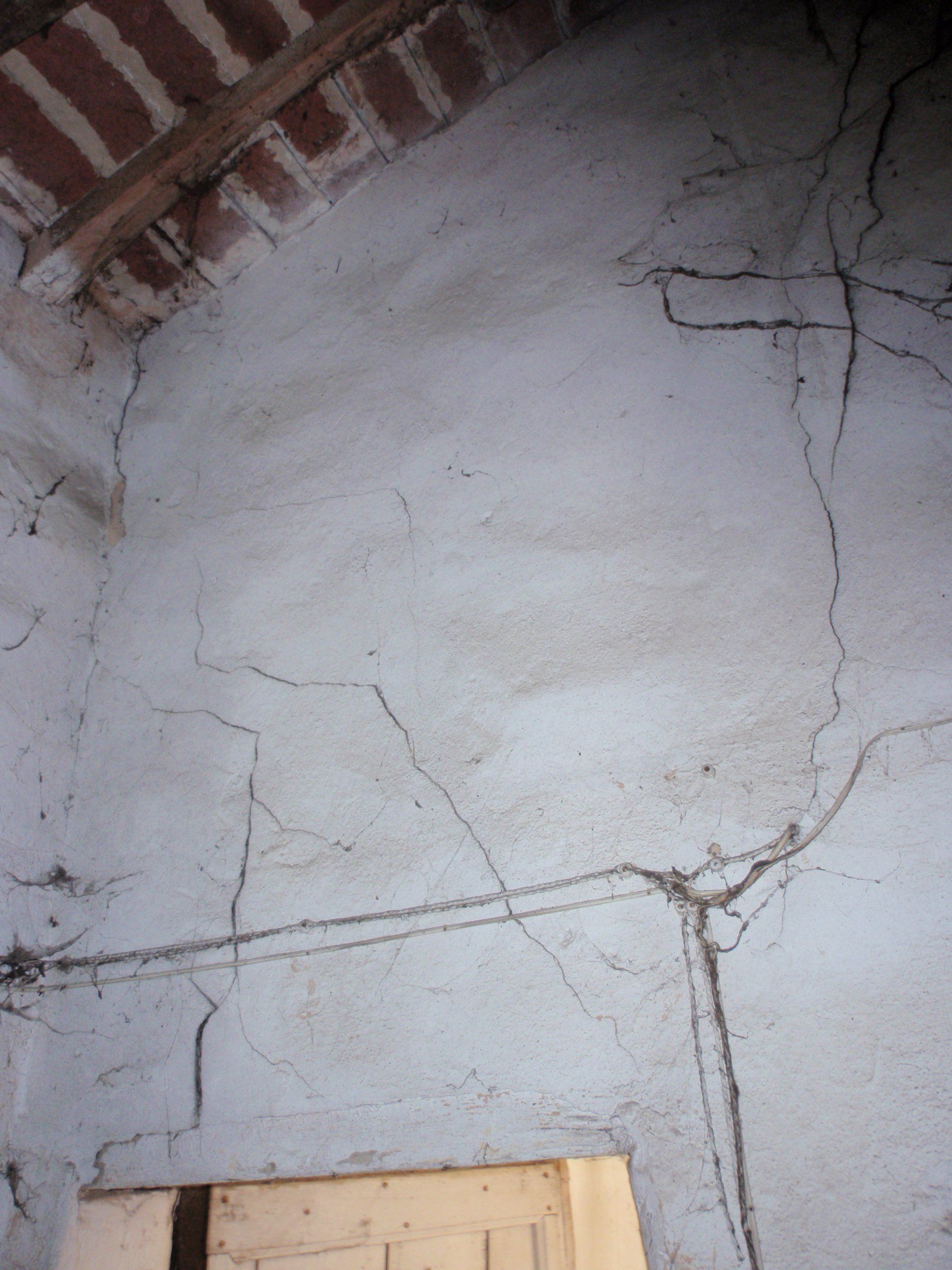 Damage to the masonry