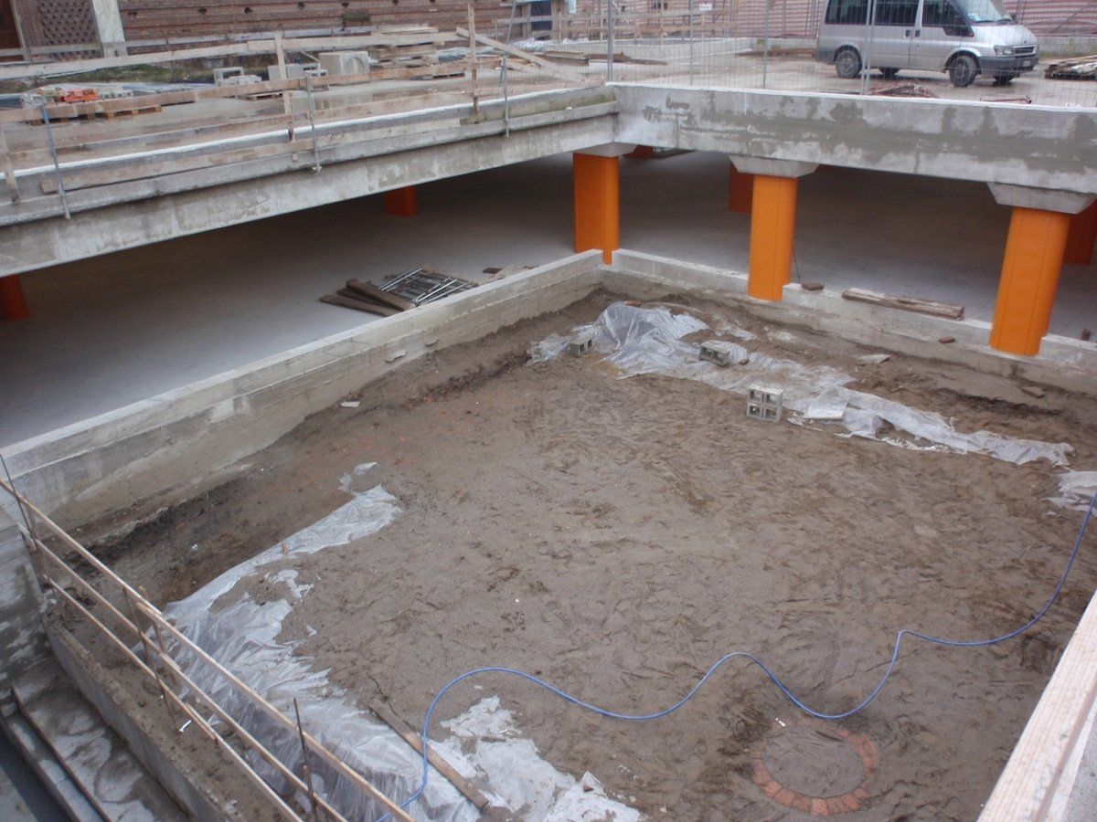 View of the archaeological area