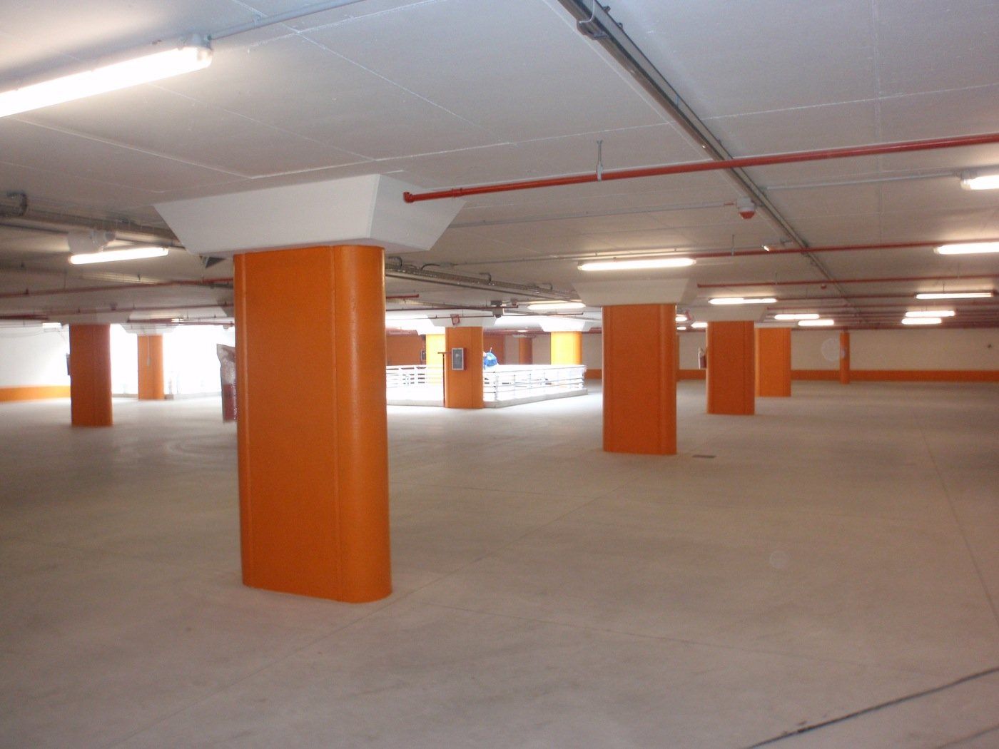 First level underground view