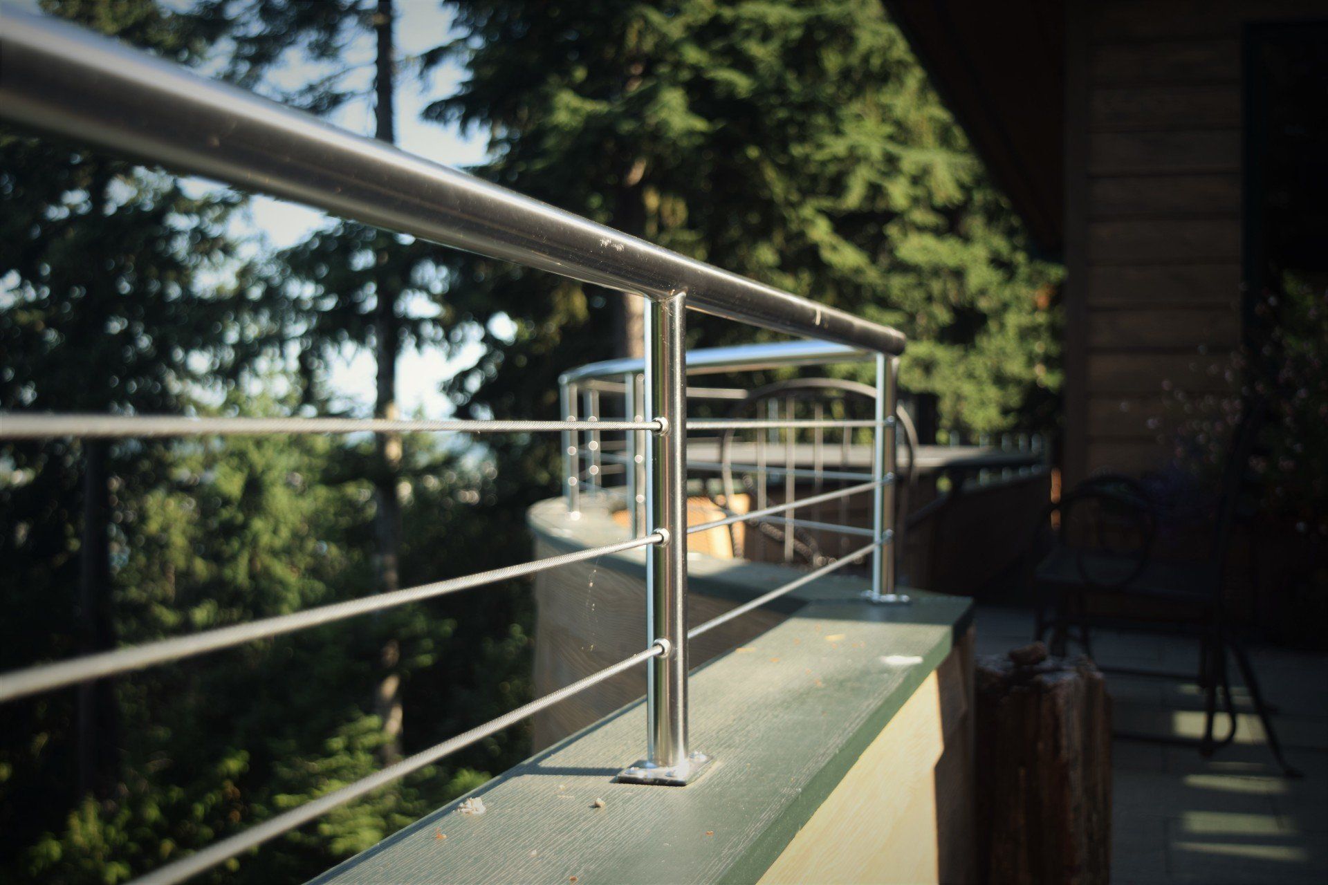 Stainless steel architectural railings by Tanner Manufacturing.