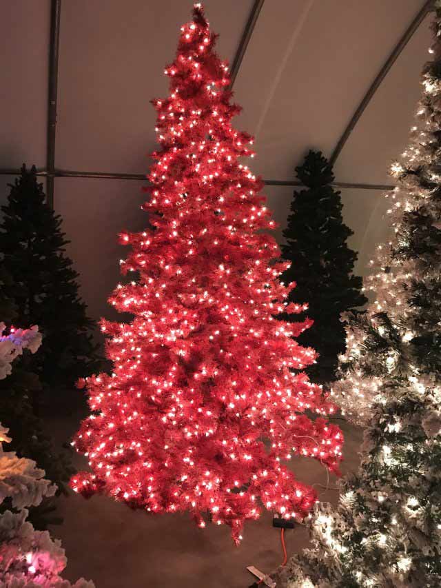 Red Christmas Tree — Home Decor Products in Sacramento, CA Image Red Christmas Tree — Home Decor Products in Sacramento, CA Image
