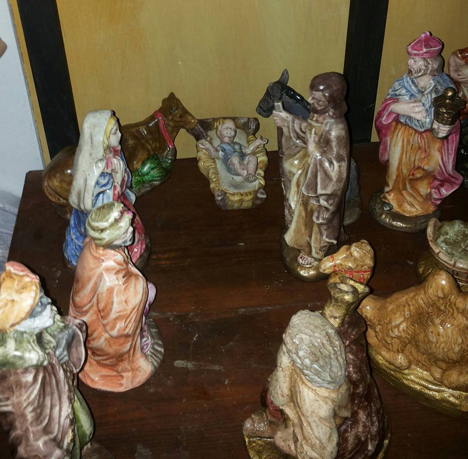 natività del presepe in terracotta