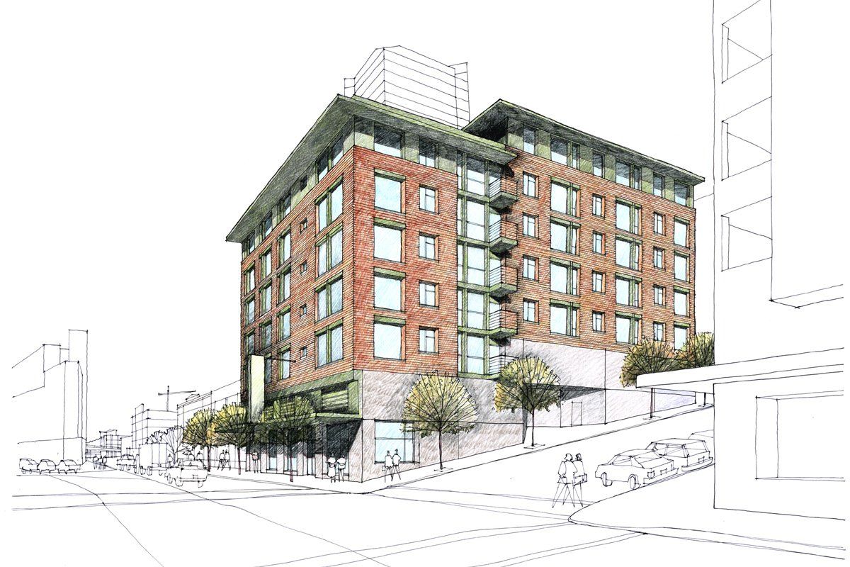 An architectural rendering of Ventana