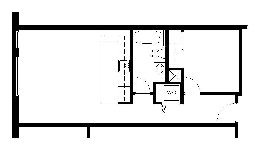 Unit 2 floorplan at Ventana