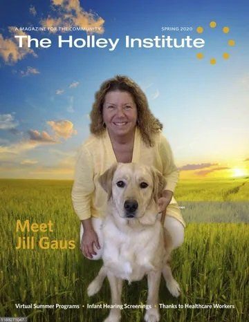 Magazine cover with Jill Gaus