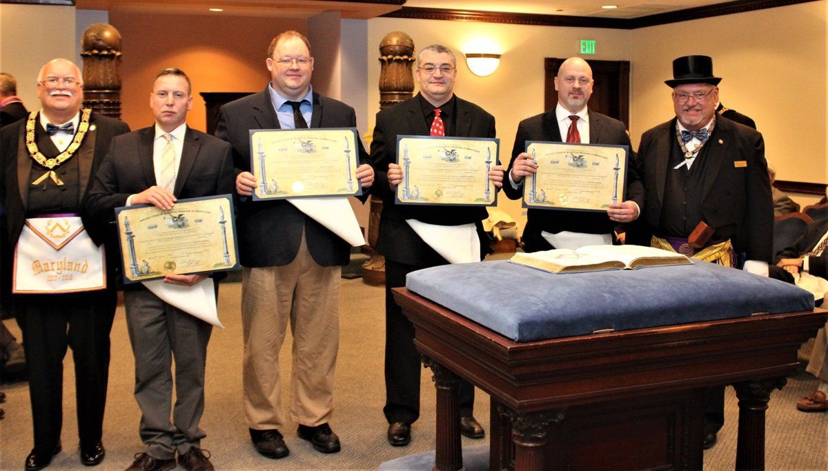 newest Master Masons of Amicable-St John's Lodge No. 25