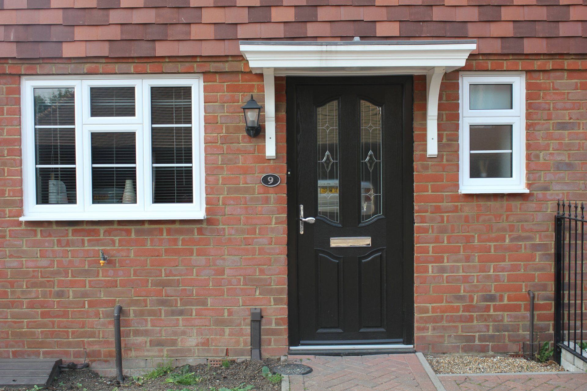 Black colour door