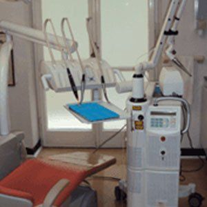 poltrona per interventi dentistici