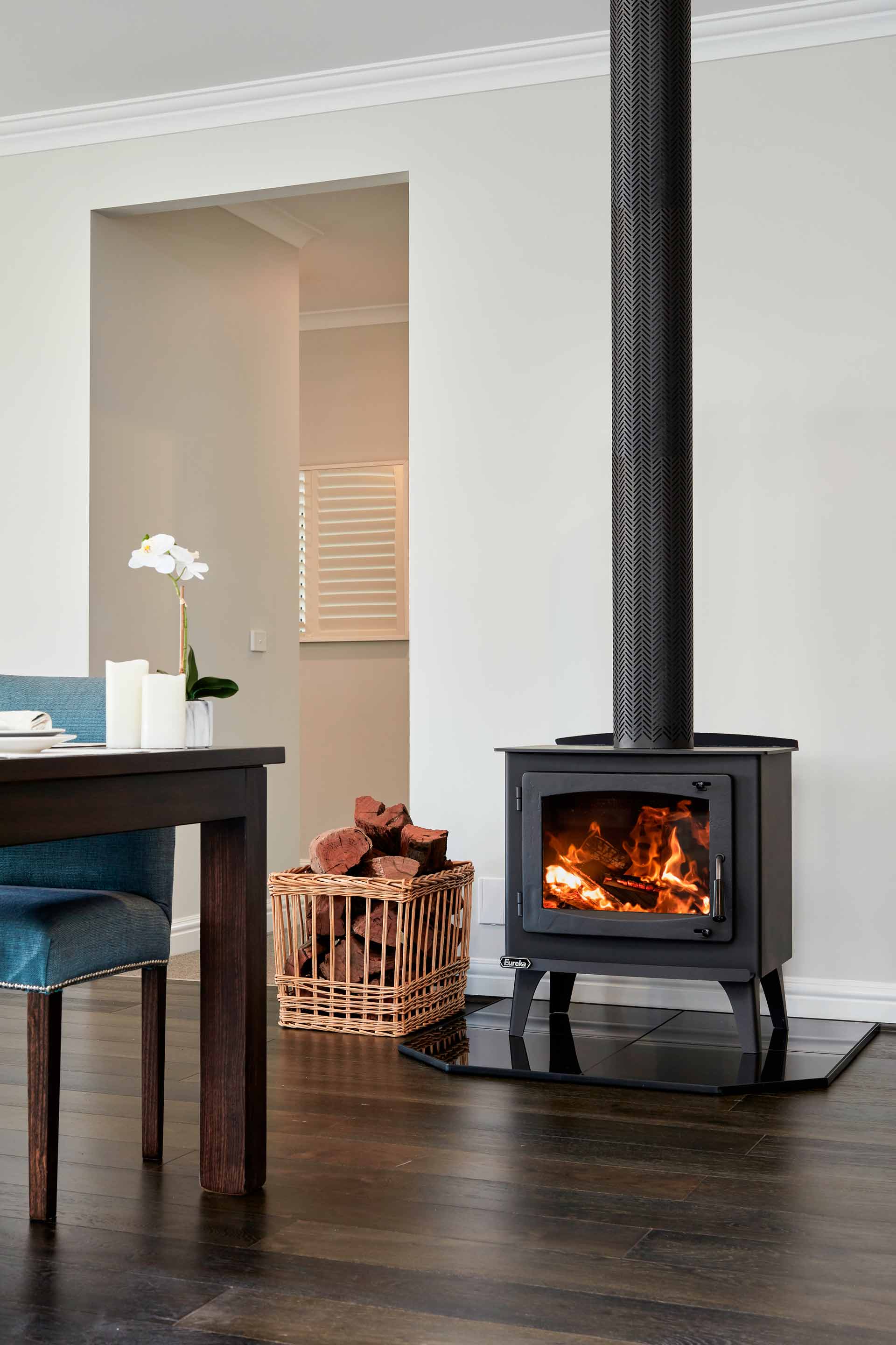 Eureka Wood Heater with Legs — Moonah TAS — Hunts Heating