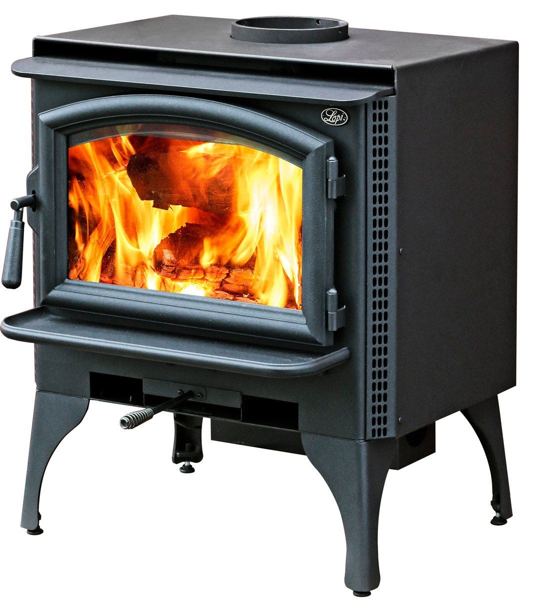 Close Up View of Lopi Wood Heater — Moonah TAS — Hunts Heating