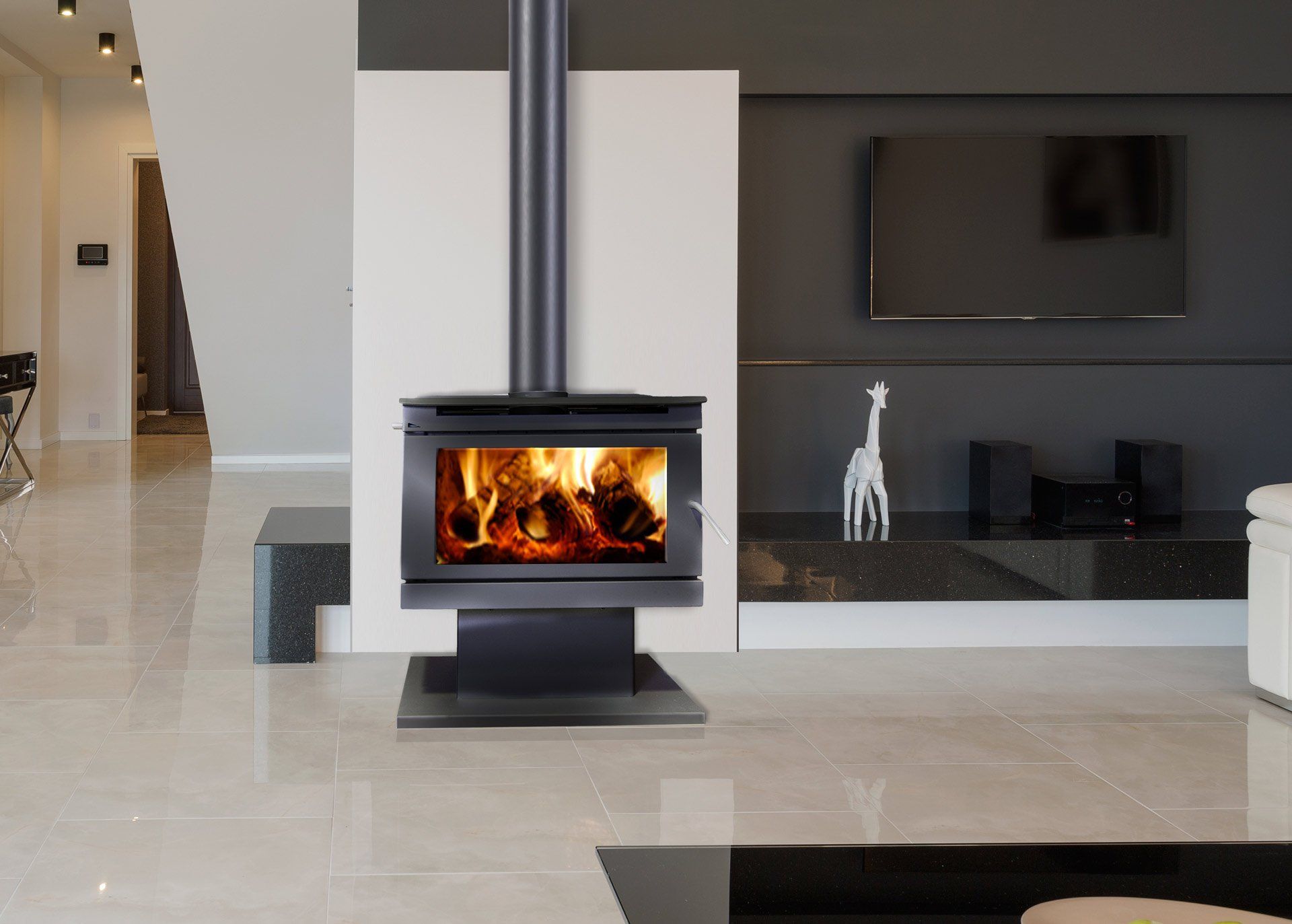 Blaze Wood Heater B500 — Moonah TAS — Hunts Heating