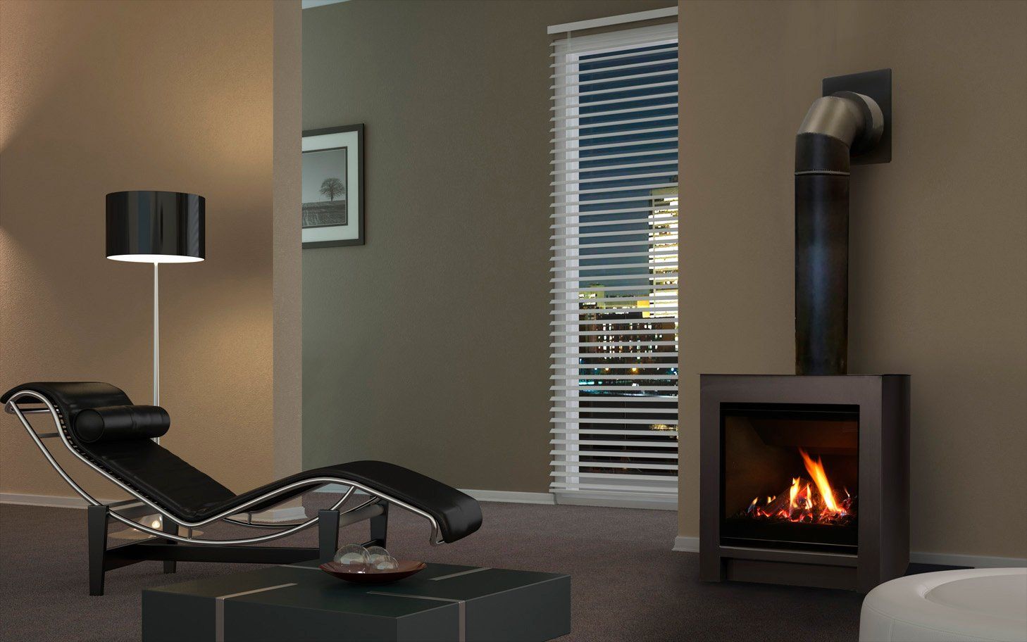 Escea 90deg Bend Gas Heater — Moonah TAS — Hunts Heating