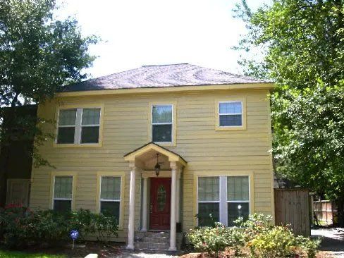 Garden Oaks home before painting the James Hardie Siding
