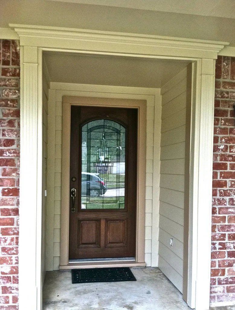 The front trimmed in James Hardie siding.