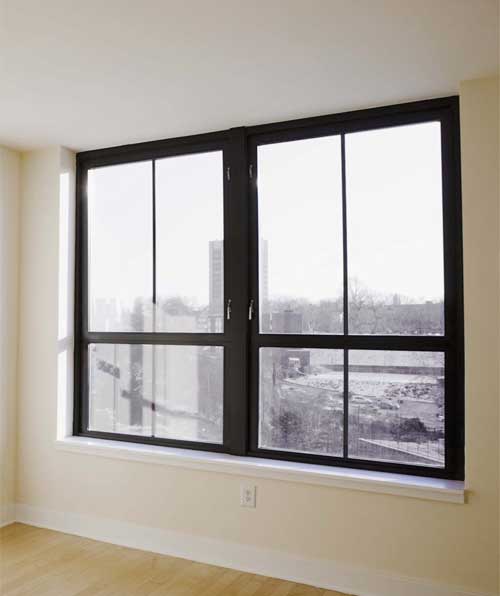 window with door