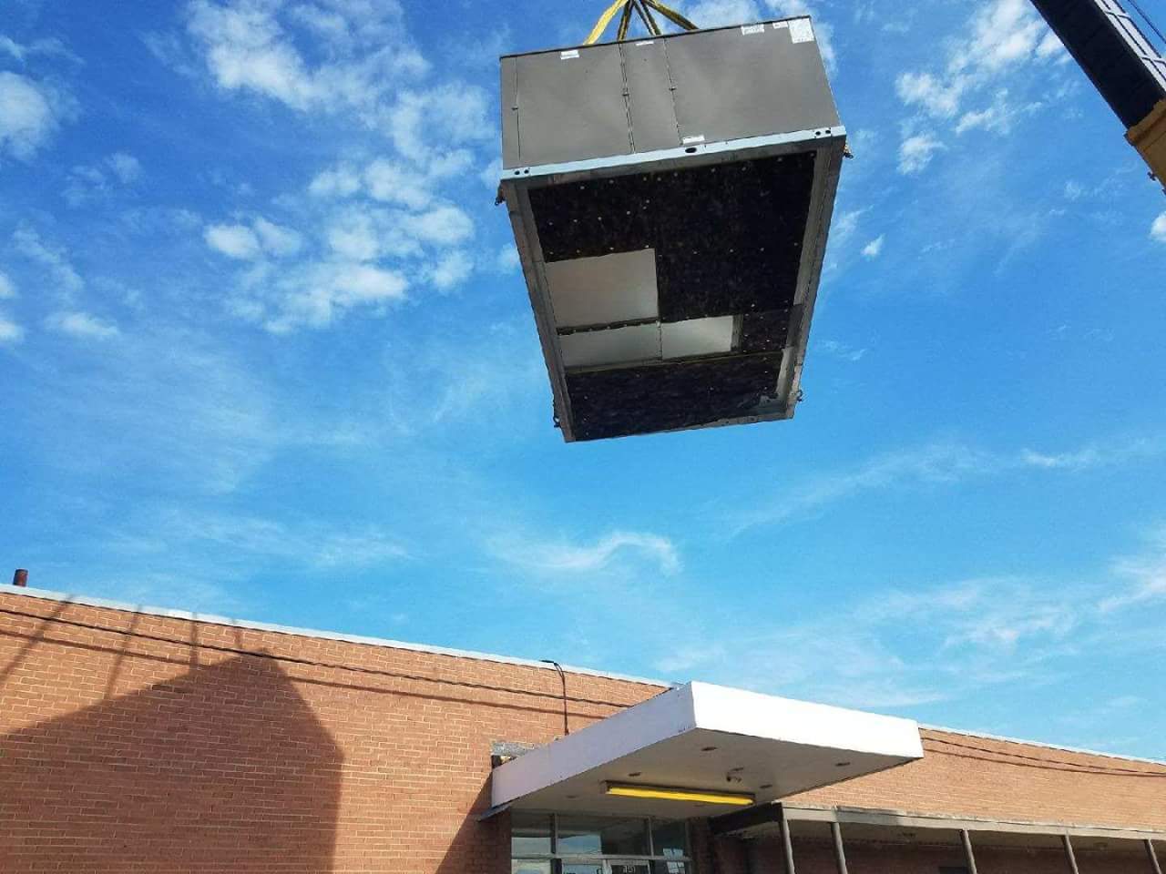 Crane Holding Container — Cumberland, MD — Growden Heating And Cooling