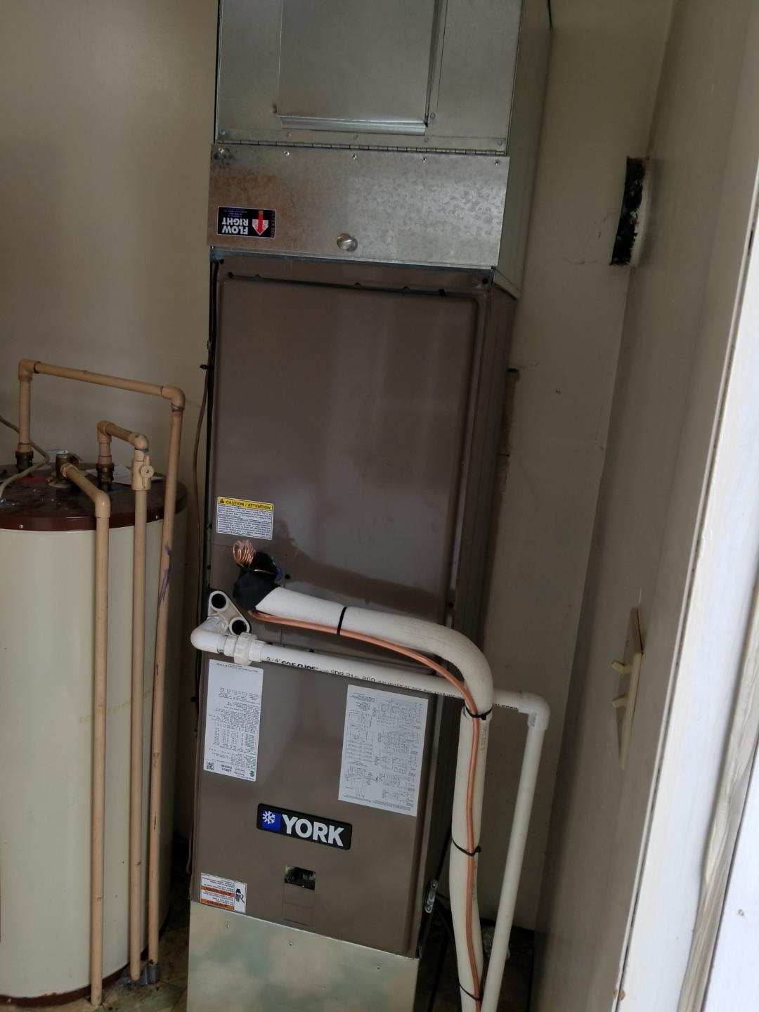 Gray Heater with White Pipes — Cumberland, MD — Growden Heating And Cooling