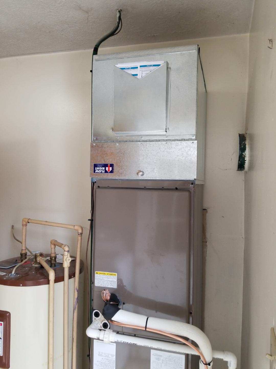 Gray Heater with White Container — Cumberland, MD — Growden Heating And Cooling