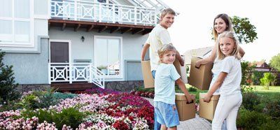 Family moving into new home