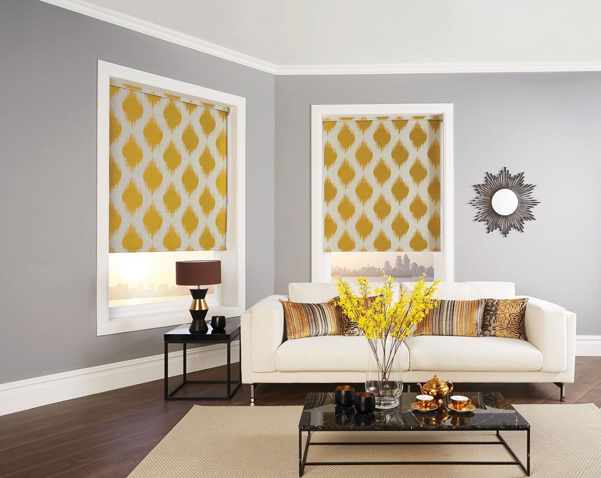 yellow blinds