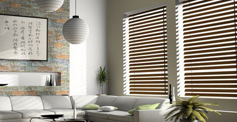 wooden blinds