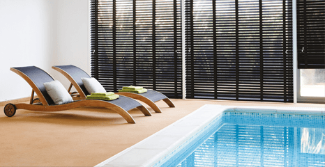 wooden blinds