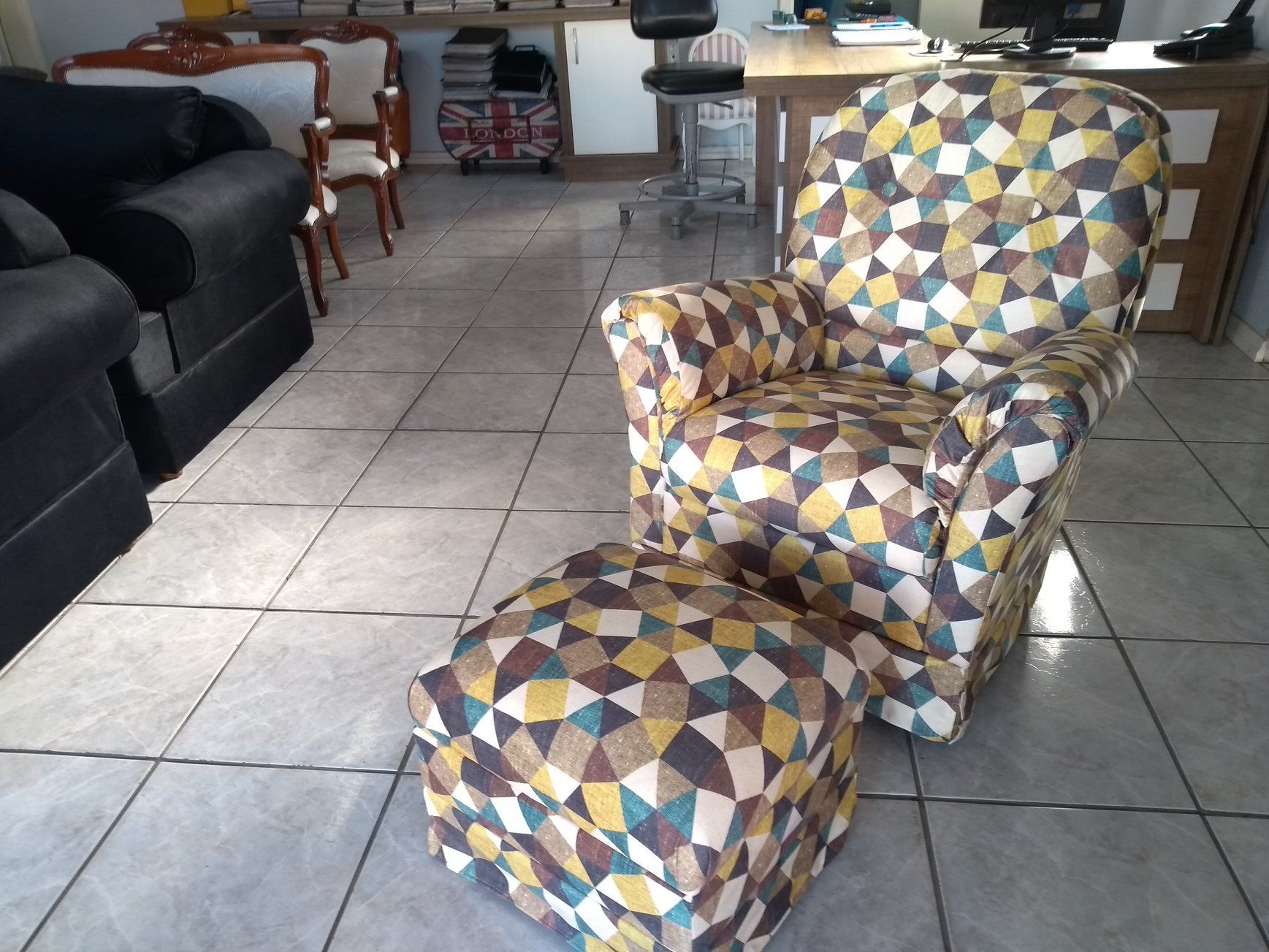 estofaria em canoas poltrona 8