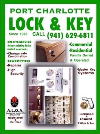 Lock Repair — Port Charlotte Lock & Key Ad in Port Charlotte, FL