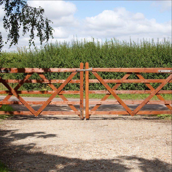 wooden gate