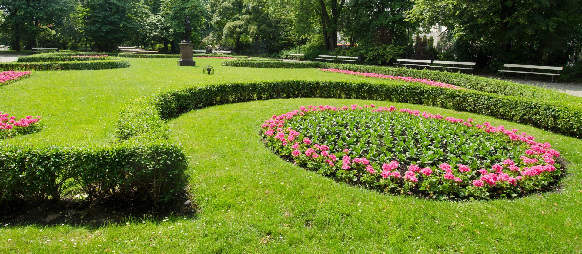 flower beds