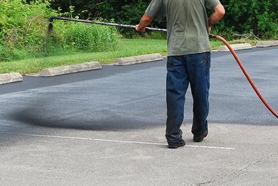 Asphalt Sealcoating — West Manchester, OH — Back 2 Black Asphalt Asphalt Sealcoating — West Manchester, OH — Back 2 Black Asphalt