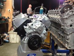 silver car engine