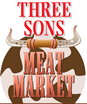 Clay Godfrey Meats and Three Sons Meat Market Logo Clay Godfrey Meats and Three Sons Meat Market Logo