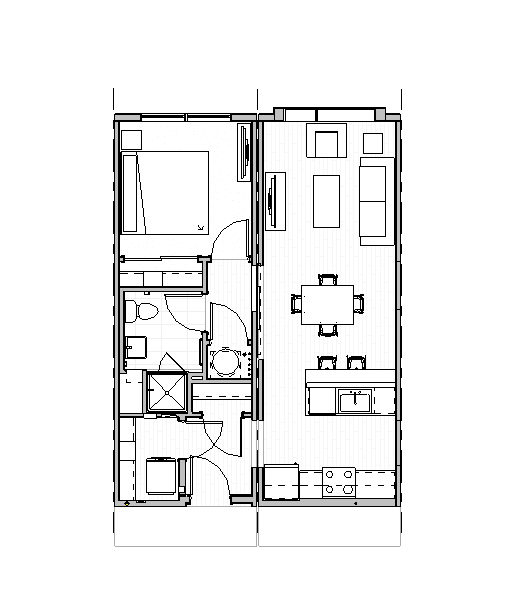 A1 Light Floors (1 Bedroom)