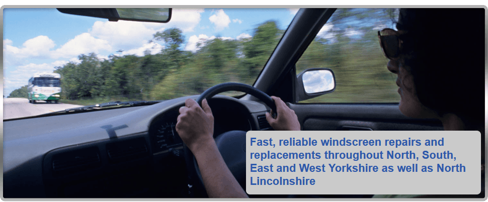 If you need windscreen repair or replacement in Yorkshire call Nationwide Windscreens (York) Ltd man driving car
