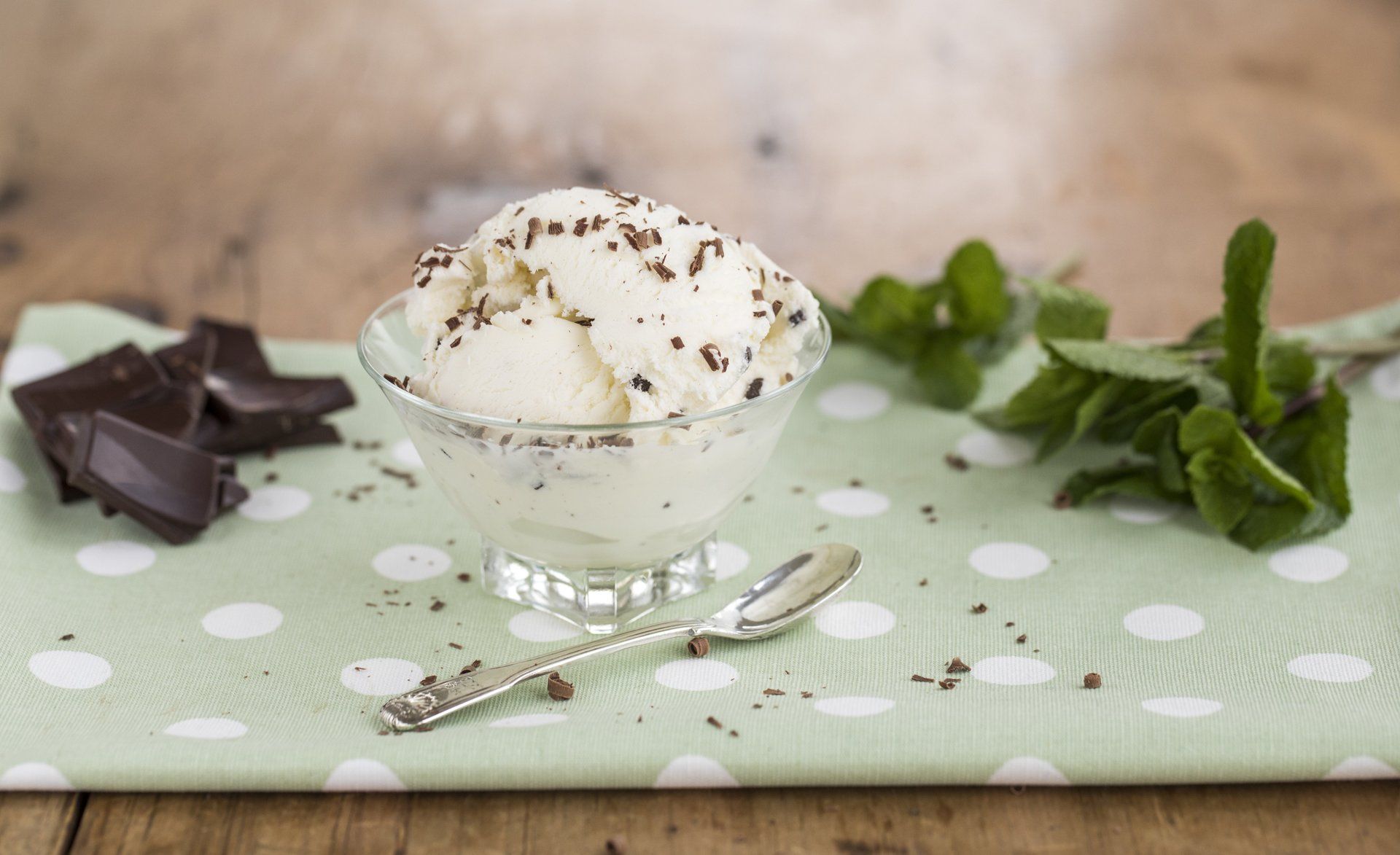 Welsh ice cream Mint Choc Chip