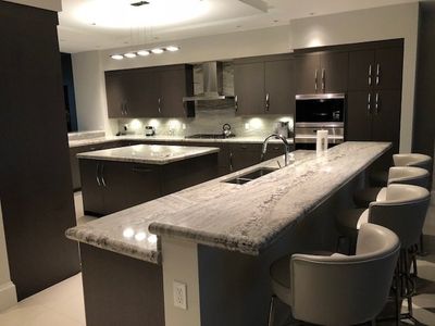 Gray Marble Kitchen Island — Naples, FL — Marble.com, Inc.