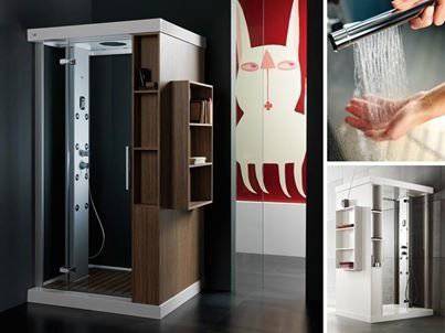 Bagno con box doccia